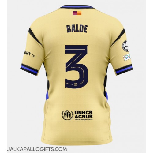 Barcelona Alejandro Balde #3 Vieraspaita 2025-26 Lyhythihainen Barcelona Alejandro Balde #3 Vieraspaita 2025-26 Lyhythihainen